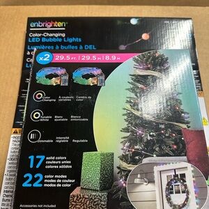 LED Bubble Lights - Multicolor Holiday String Lights